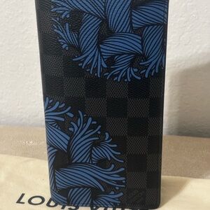Louis Vuitton Brazza Damier Graphite Wallet Canvas Limited Edition